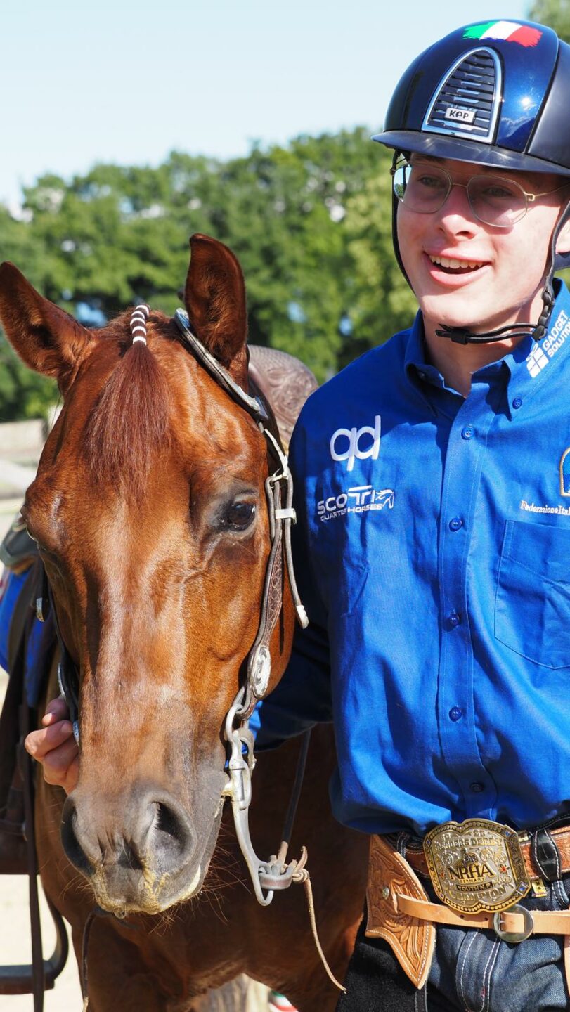 World Reining Championships 2025: l'Italia continua a dominare a Givrins 12 Jan Gasser Junior 3