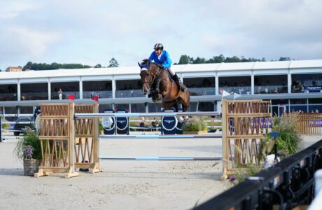Dietro le quinte con Piergiorgio Bucci: la preparazione di Hantano per i Campionati Europei 1 Piergiorgio Bucci su Hantano ai Campionati Europei di Salto Ostacoli 2025