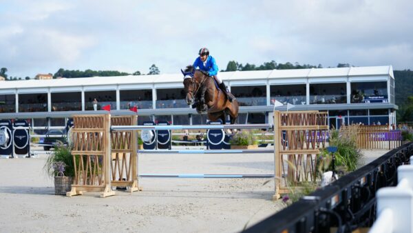 Piergiorgio Bucci su Hantano ai Campionati Europei di Salto Ostacoli 2025