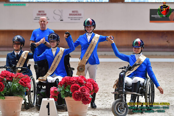Sileoni sul podio nel CDI Milano Paradressage