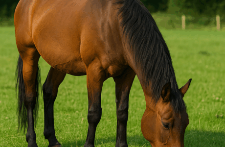 Cavallo al pascolo
