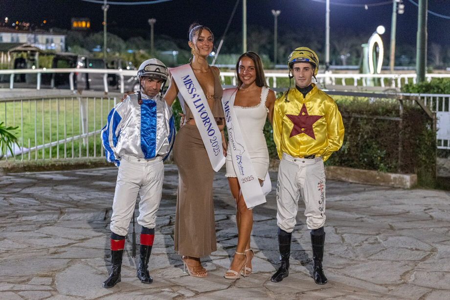 Ippodromo Federico Caprilli: giornata di corse di domenica 17 e previsioni 24 agosto. 2 Le Miss con Mario Sanna e Stefano Saiu mattatori della serata