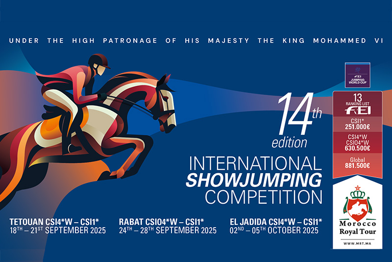 La Federazione Italiana Sport Equestri, ha ufficializzato i nomi degli azzurri che formeranno il Team Italia in gara nello CSIO4*-W di Rabat, in Marocco (24-28 settembre). 1 Morocco Royal Tour 2025