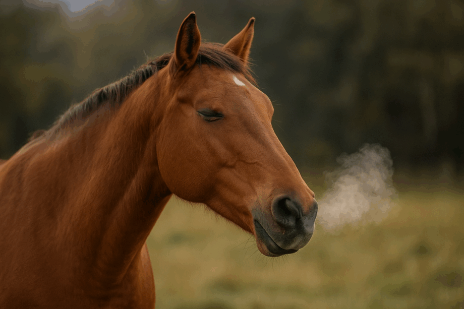 cavallo che sbuffa