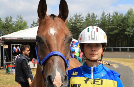 Gloria Tinaburri, endurance foto Oreste Testa