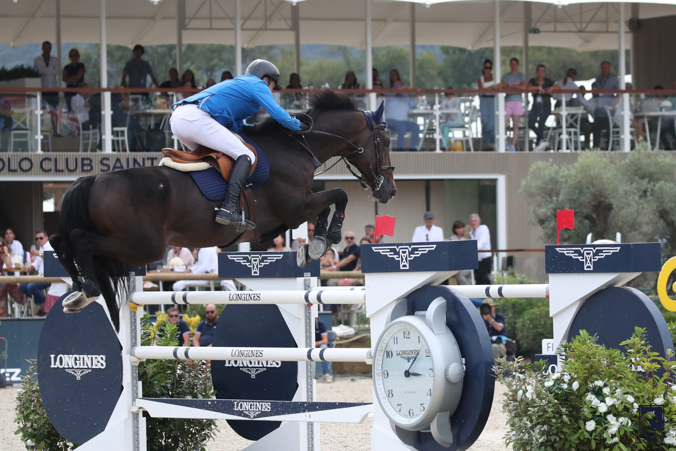Italia in Finale a Barcellona dopo il secondo posto nella Longines League of Nations di St. Tropez 3 LLN 2025 Piergiorgio Bucci Hantano©Ecary