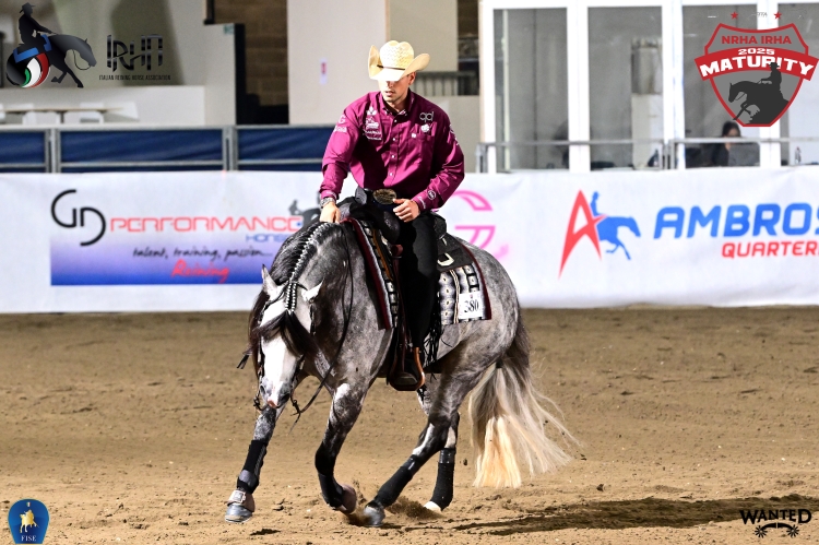 NICO SICURO & WHISKEY SLIDER owner ANDREAS HOERMANSEDER score 222,5 (74,5 73,5 74,5) - IRHA-NRHA-FISE MATURITY OPEN LEVEL 4 Go Round Leader - Maturity IRHA-NRHA-FISE 2025