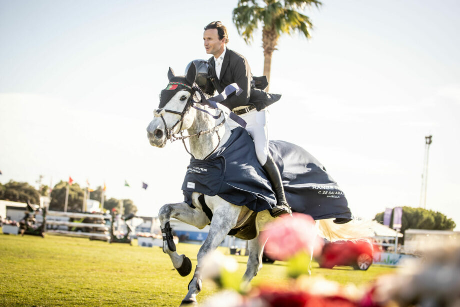 Rodrigo Giesteira Almeida and Karonia L Triumph in the Range Rover C. De Salamanca Grand Prix 2 191025OSST1 MClark 21 1