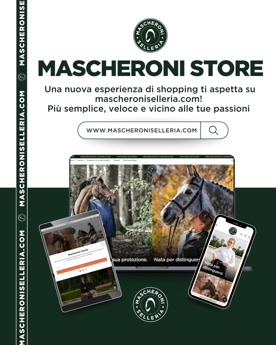 Mascheroni Selleria lancia il nuovo sito web: più vicino che mai alla community equestre 1 Lancio del nuovo sito web