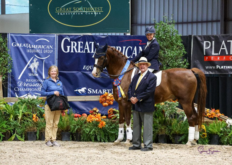 Early Mornings Reap Rewards for Motivated Triple Winner Emily O’Neill at USDF Regional Championships 1 DRESSAGE USDF