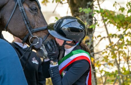 Greta Lepratti, la nuova young star del salto ostacoli italiano 1 Greta-Lepratti-e-Mercy-Vant-Ruytershof-Arezzo-2025-Italiani-giovanili