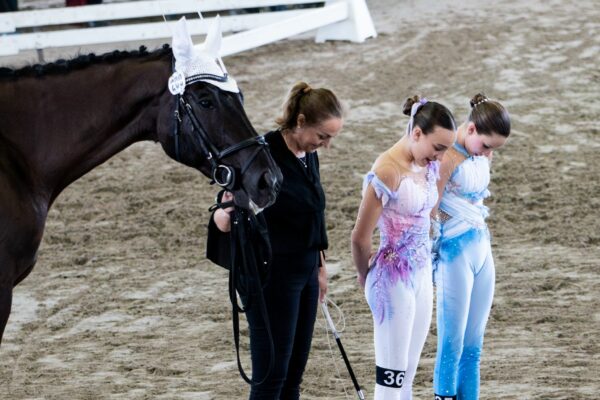 Ai Campionati Italiani di Volteggio: la parola alle atlete 36 Lucia Mescalchin Maria Vittoria Vanin e Claudia Peterson
