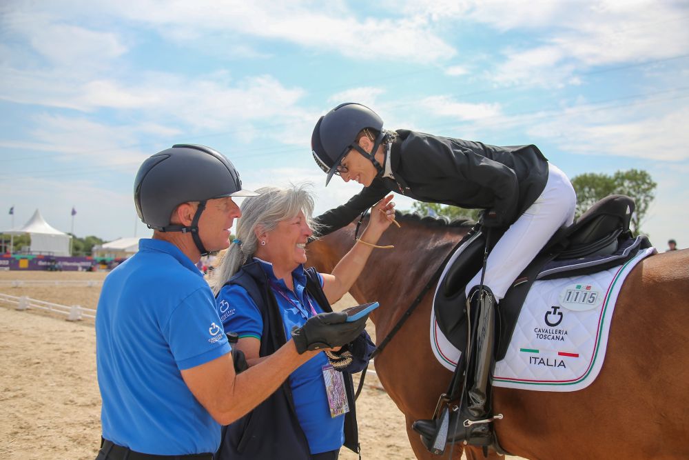 Sara Morganti a Herning con Laura Conz