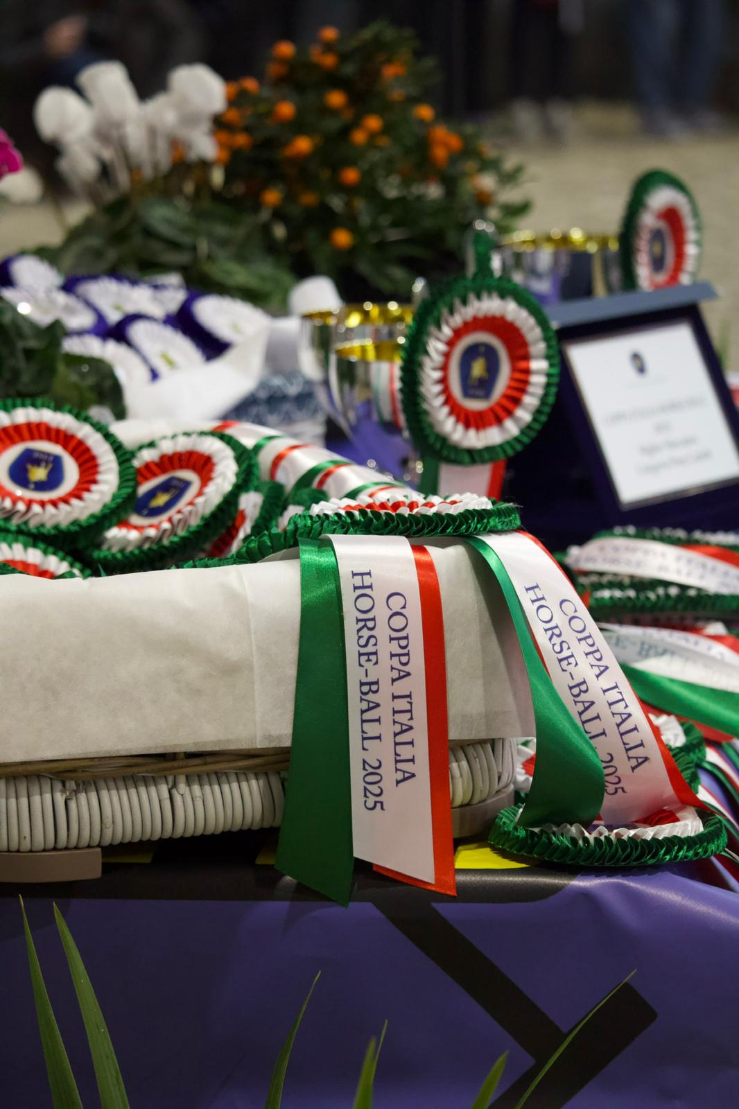 Premiazione Coppa Italia di Horseball Pony