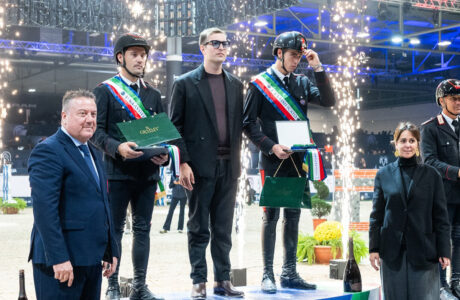 Roberto Previtali, Giacomo Bicego e Giacomo Casadei insieme a Riccardo Boricchi e Maria Vittoria Niccolai.