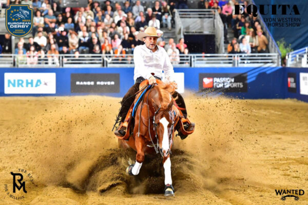 Kim Obenhaus & KB The Joker, eleganza e potenza nel Derby Europeo NRHA 2025