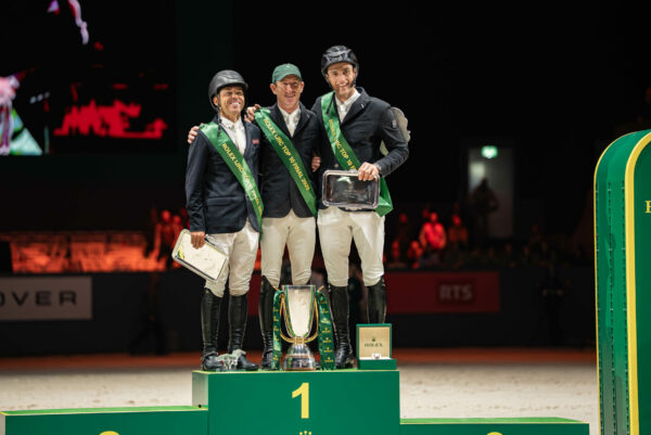 Rolex IJRC Top 10 Final podio Scott Brash Kent Farrington e Richard Vogel