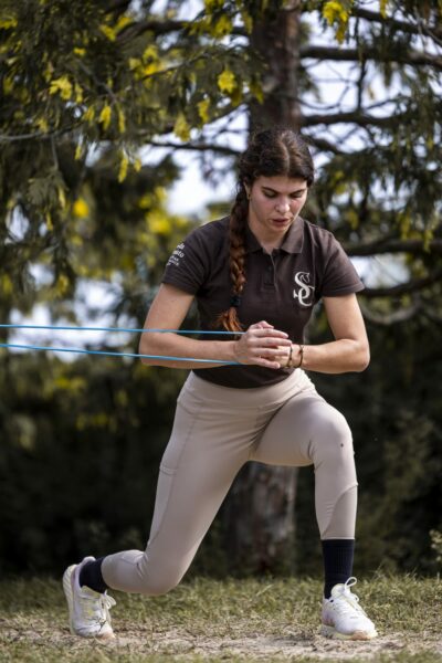 Safia Caniato preparazione fisica del cavaliere (5)