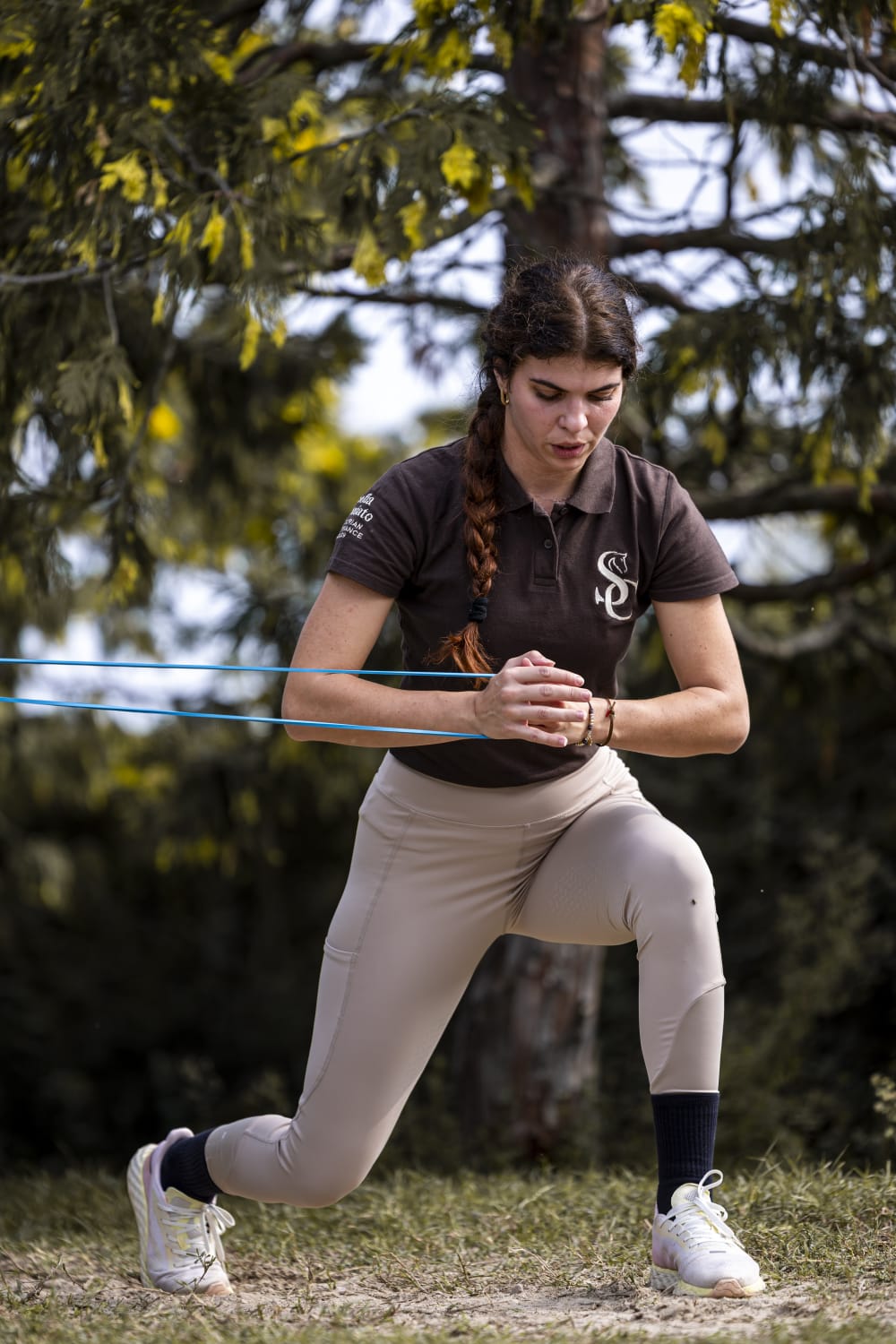 Safia Caniato preparazione fisica del cavaliere (5)