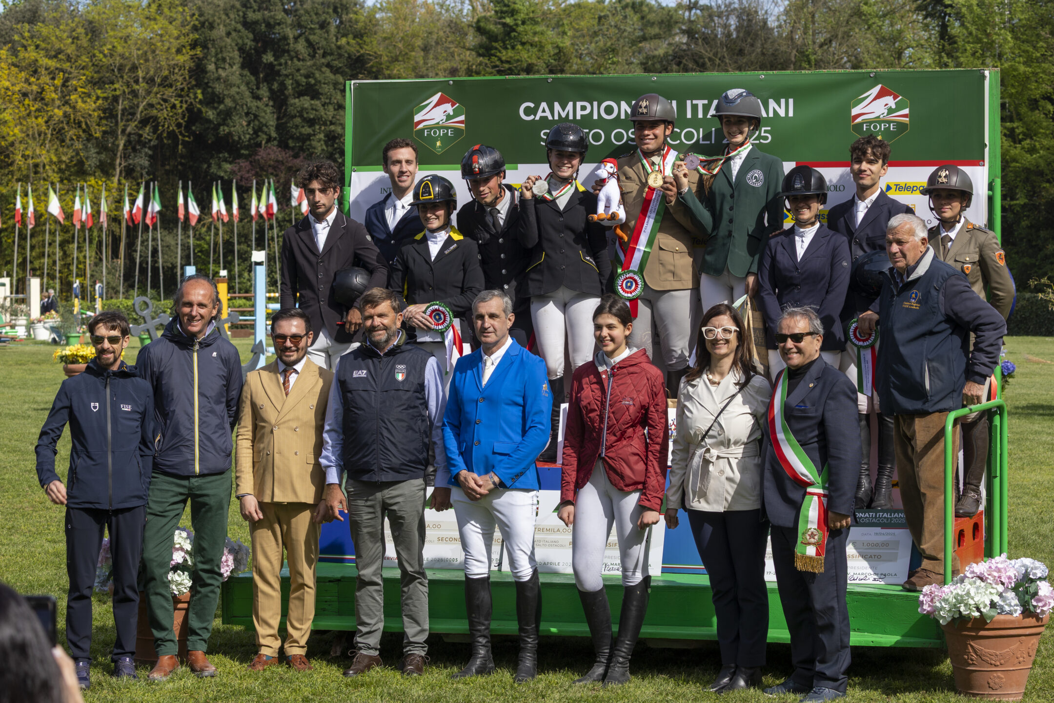 podioU25 CORREDDU LORENZO MANZETTI SOFIA LAIN MARTINA Campionati Italiani 2025 19 04 25 6Z1A5623