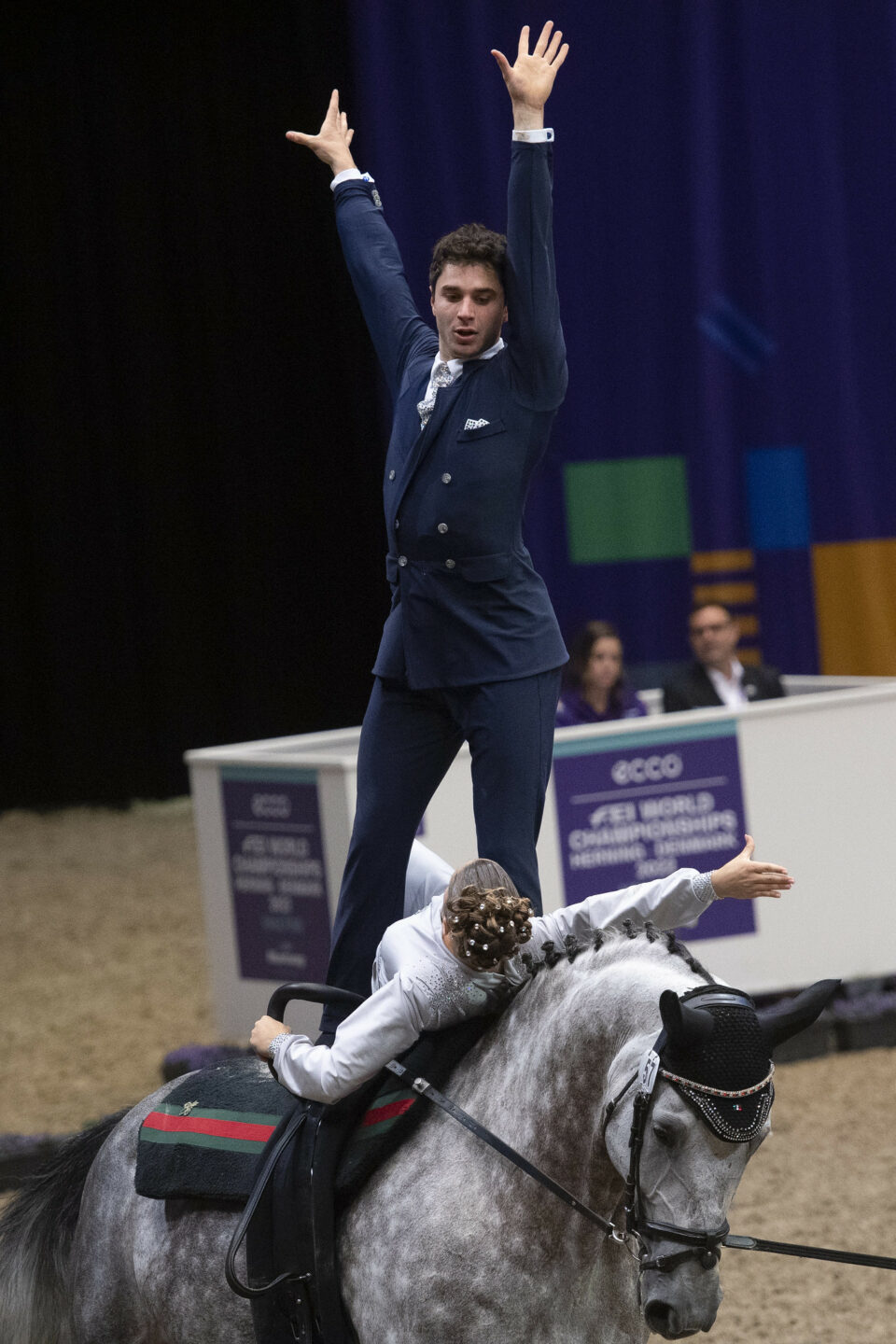 ECCO FEI World Championships 2022, Herning (DEN) Rebecca GREGGIO and Davide ZANELLA (ITA) on ORLANDO TANCREDI FEI Richard Juilliart
