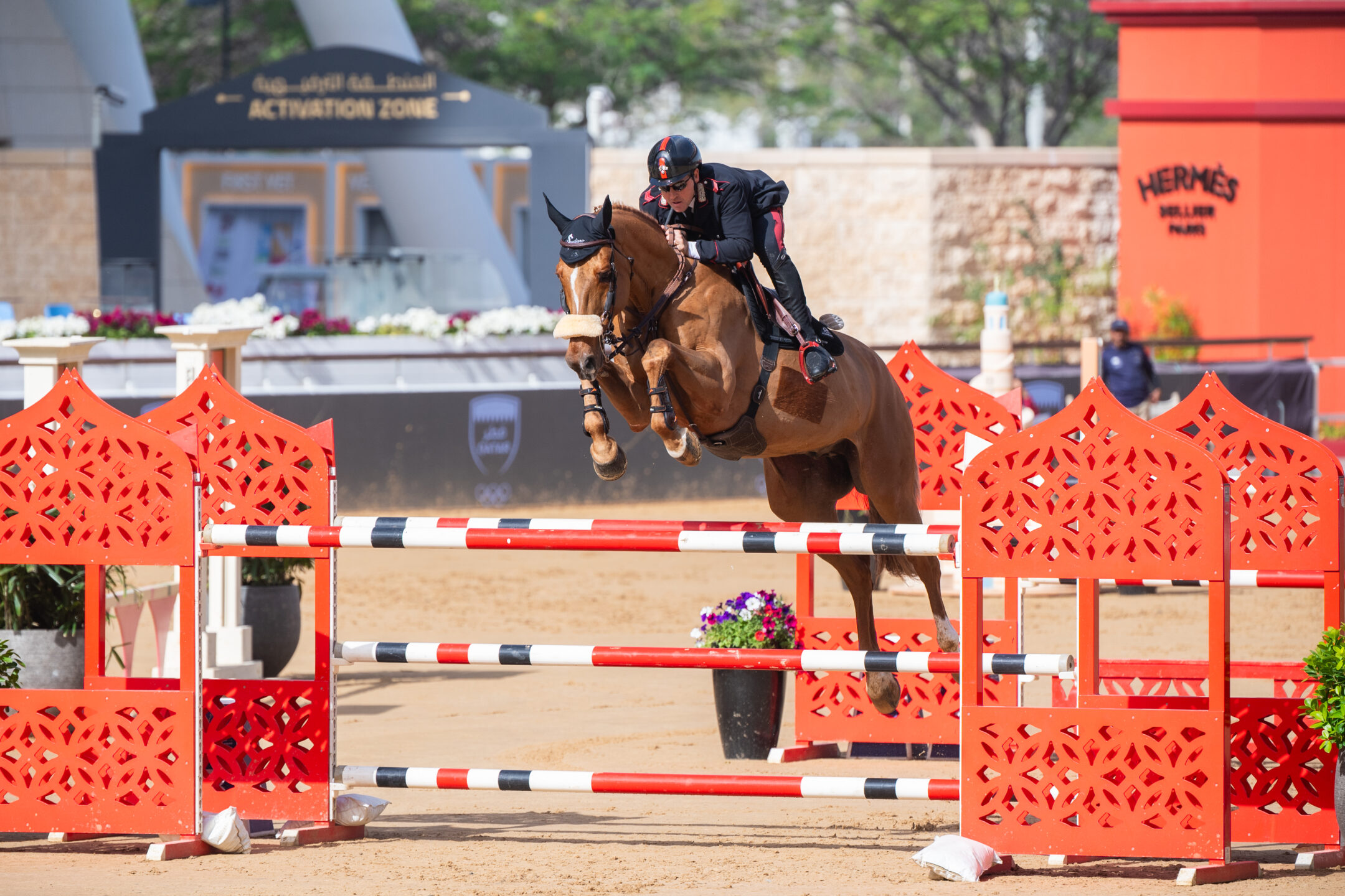 Emanuele Gaudiano ITA and Julius.D 3rd at CSI3 – 145cm Doha Equestrian Tour 2026 week 4 H.H. The Father Amirs Prix 28th to 31st of January 2026 Doha Qatar. PC CDET Lukasz Kowalski 4758