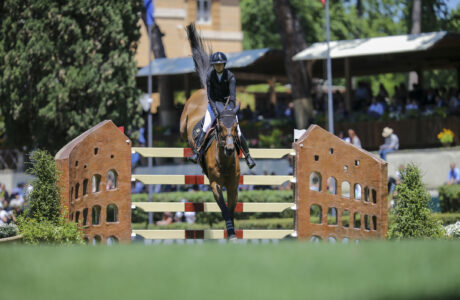 Nina Mallevaey su Dynastie de Beaufour Roma allo CSIO Roma 2025