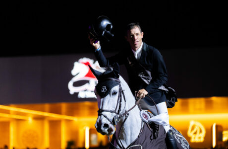 Scott Brash GBR and Hello Mango winners of CSI5 – 160cm Doha Equestrian Tour 2026 week 3 H.H. The Father Amirs Prix 21st to 24th of January 2026 Doha Qatar. PC CDET Lukasz Kowalski 1779