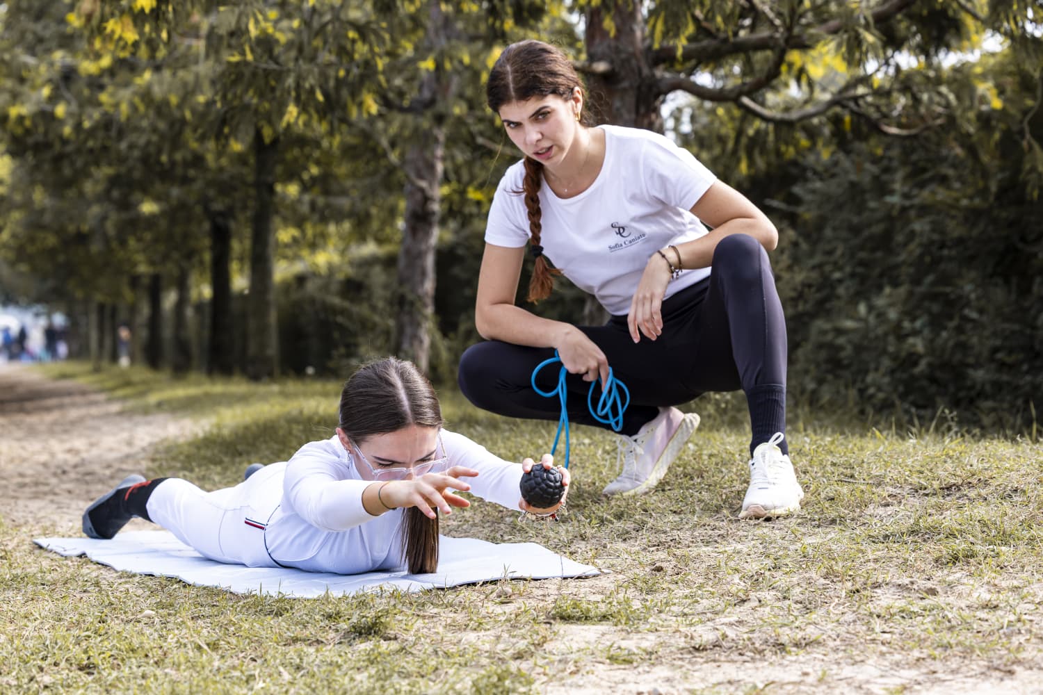 Sofia Caniato preparazione fisica del cavaliere (1)