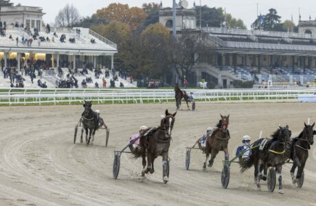 All'Ippodrono SNAI SAN SIRO di Milano, riunione di trotto 2ª giornata stagionale.