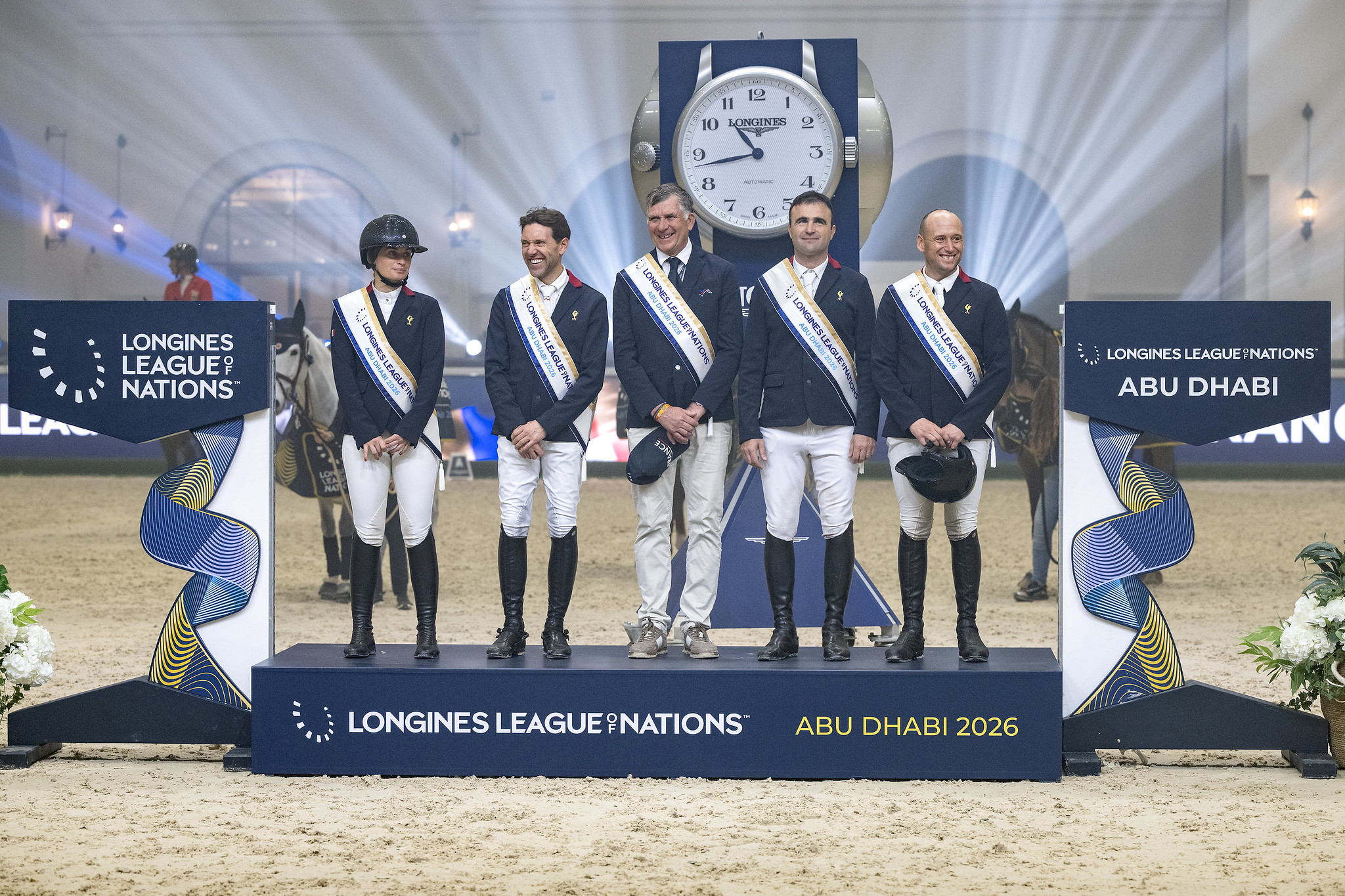 Team Francia alla Longines League of Nations ad Abu Dhabi parla francese