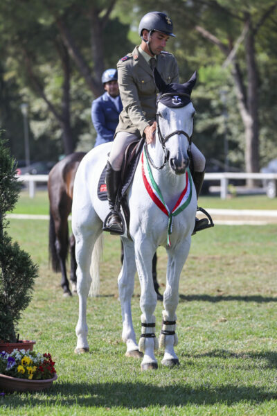 Guido Franchi su Mistique ai Campionati Italiani Giovani Cavalli 2023