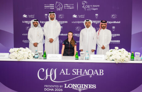 Press conference before the Doha Equestrian Tour 2026 week 6 CHI Al Shaqab presented by Longines 17th of February 2026 Doha Qatar. PC CDET Lukasz Kowalski 7571
