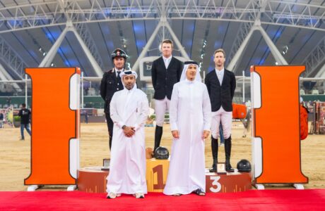 emanuele gaudiano ita harry charles gbr pieter devos bel doha equestrian tour 2026 week 5 h.h. amirs sword 2026 11th to 14th of february 2026 doha qatar. pc cdet lukasz kowalski. 2295