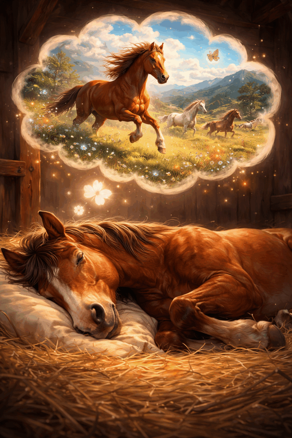 Cosa dice la scienza sul sonno e sull’attività onirica dei cavalli.