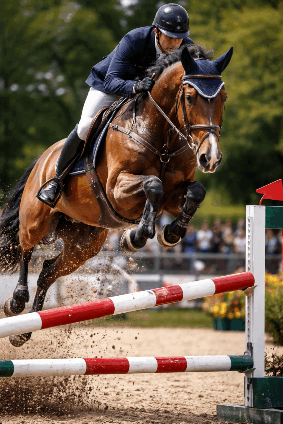 Abbattere una barriera in gara