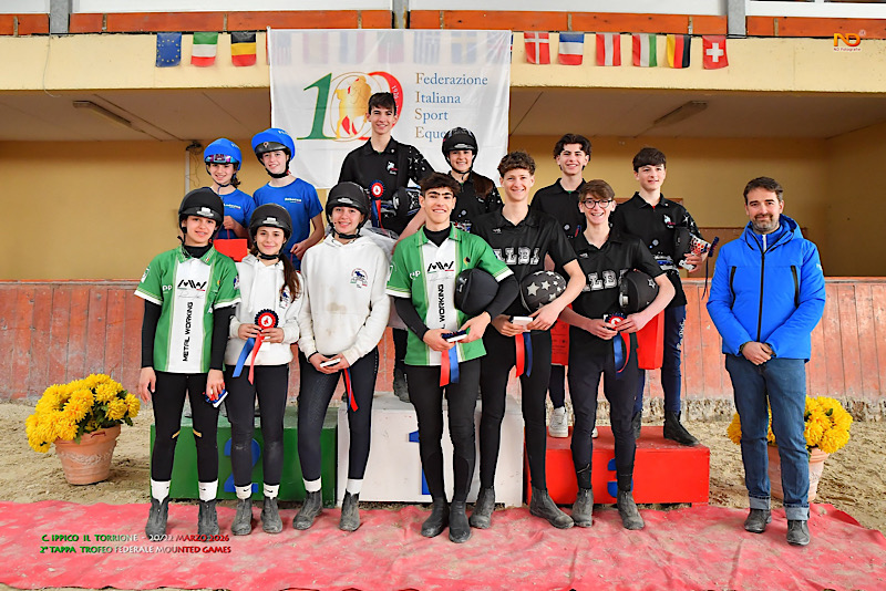 Premiazione Tortona Mounted Games