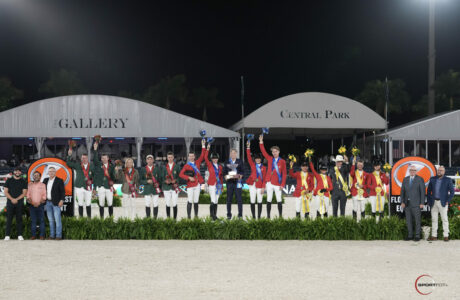 The podium CSIO4 Nations Cup c Sportfot