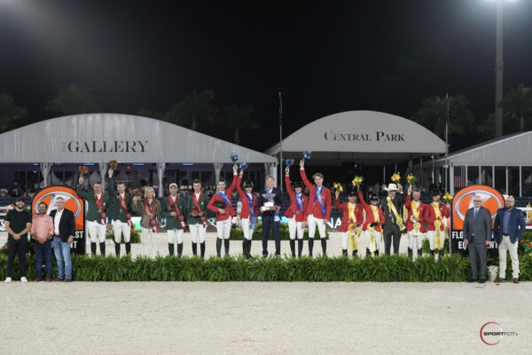 The podium CSIO4 Nations Cup c Sportfot