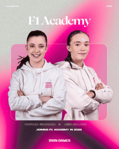 Iron Dames schiera due pilote in F1 Academy per la prima volta: Natalia Granada e Lisa Billard