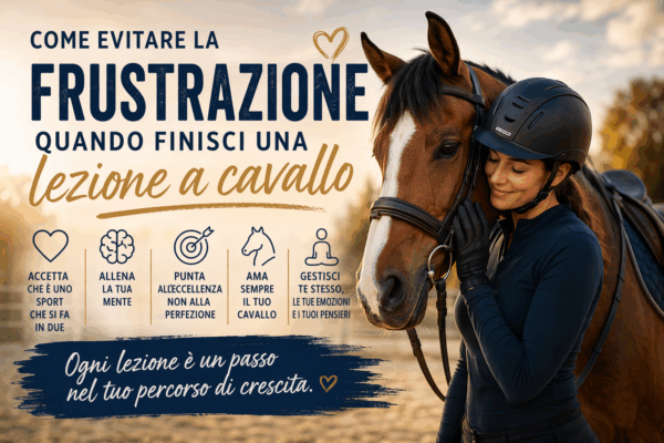 Come gestire la frustrazione dopo una lezione a cavallo