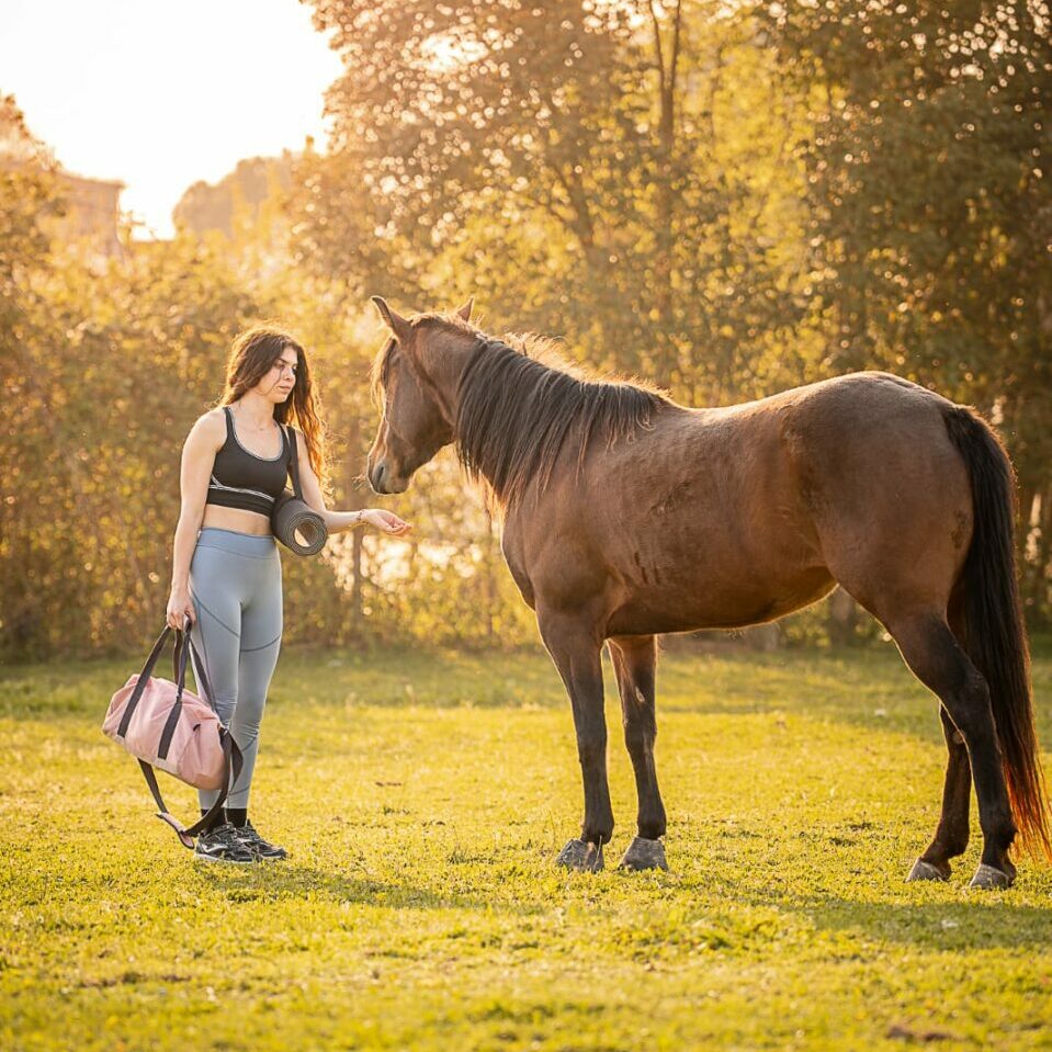 Preparazione fisica del cavaliere con Sofia Caniato