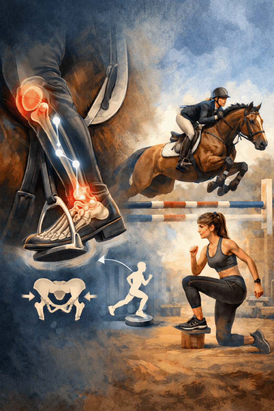 Preparazione fisica equestre staffa instabile