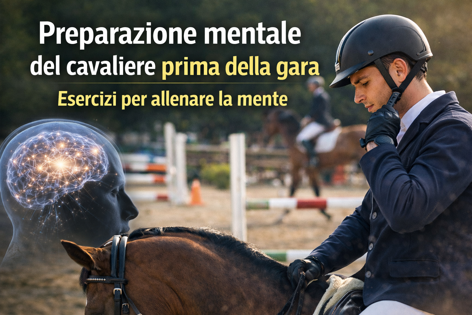 Preparazione mentale del cavaliere prima della gara