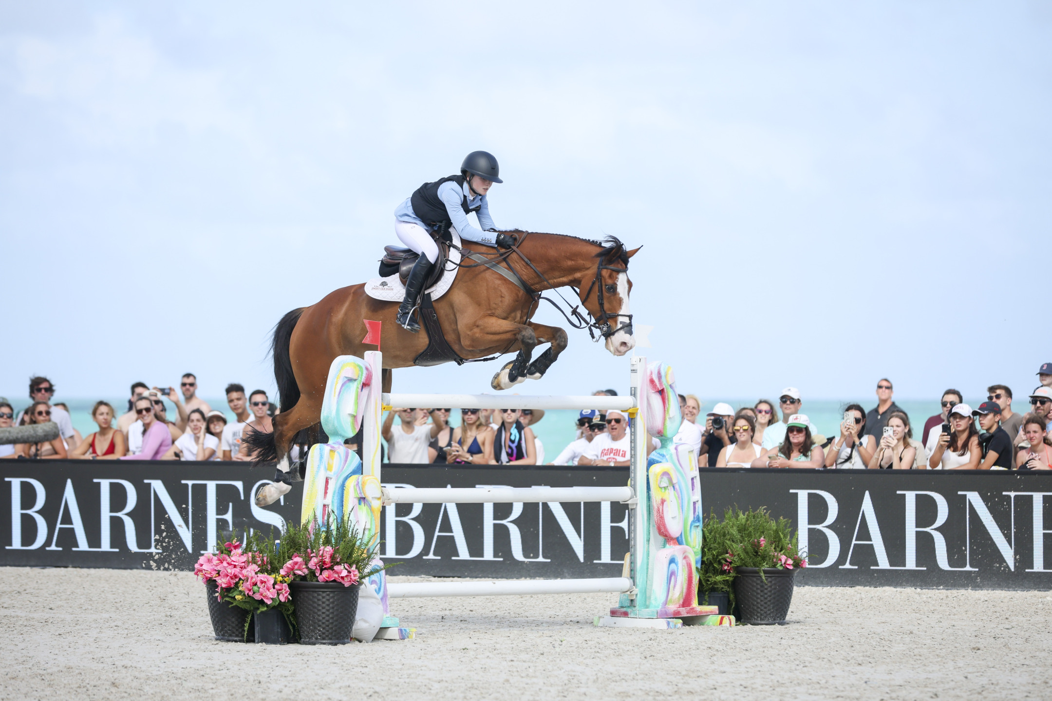Il LGCT di Miami si accende: Sophie Hinners conquista il Day 2 3 Sweetnam Olivia CSI5 Epic 150 Miami Beach 20260404 R3LB0957