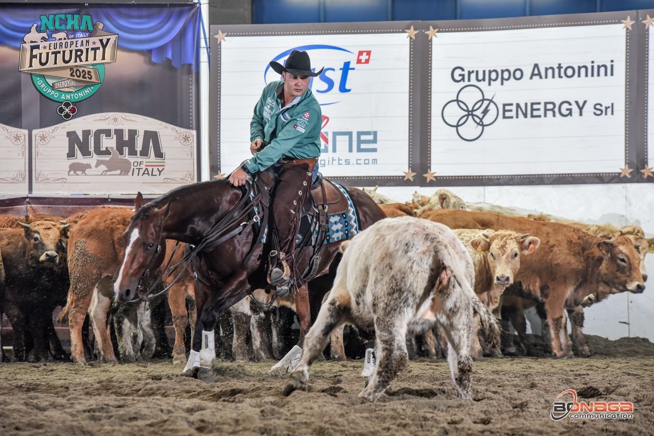 2025 Futurity Open Champion Denis Pini e Reyzen di Katona Imre