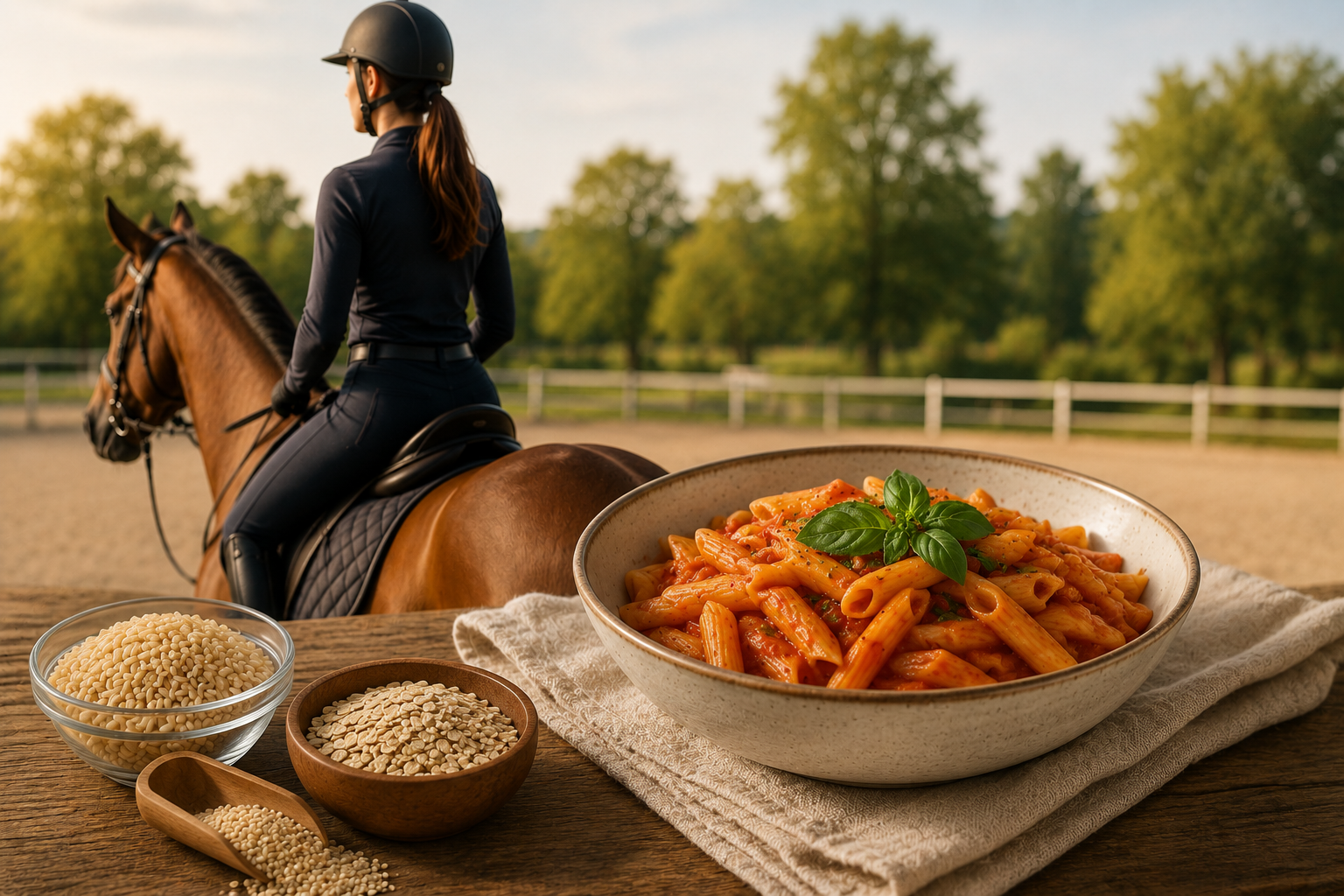 Carboidrati senza ingrassare per chi va a cavallo