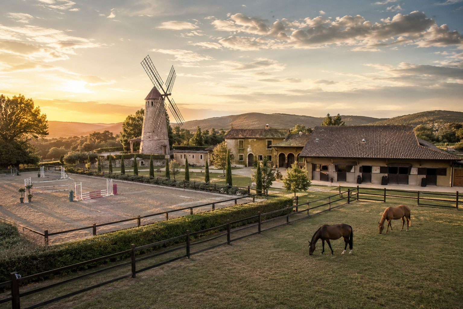 Il paradiso dei cavalieri: vivere tra scuderie, paddock e natura senza rinunciare al comfort