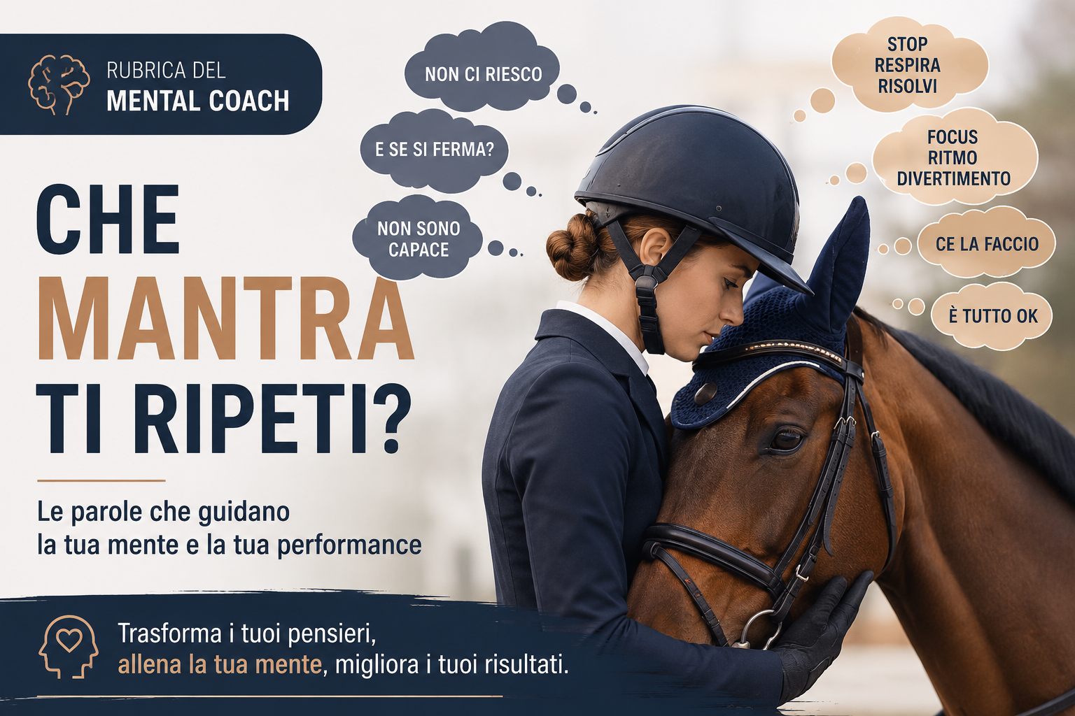 cosa dirti prima di una gara mental coach