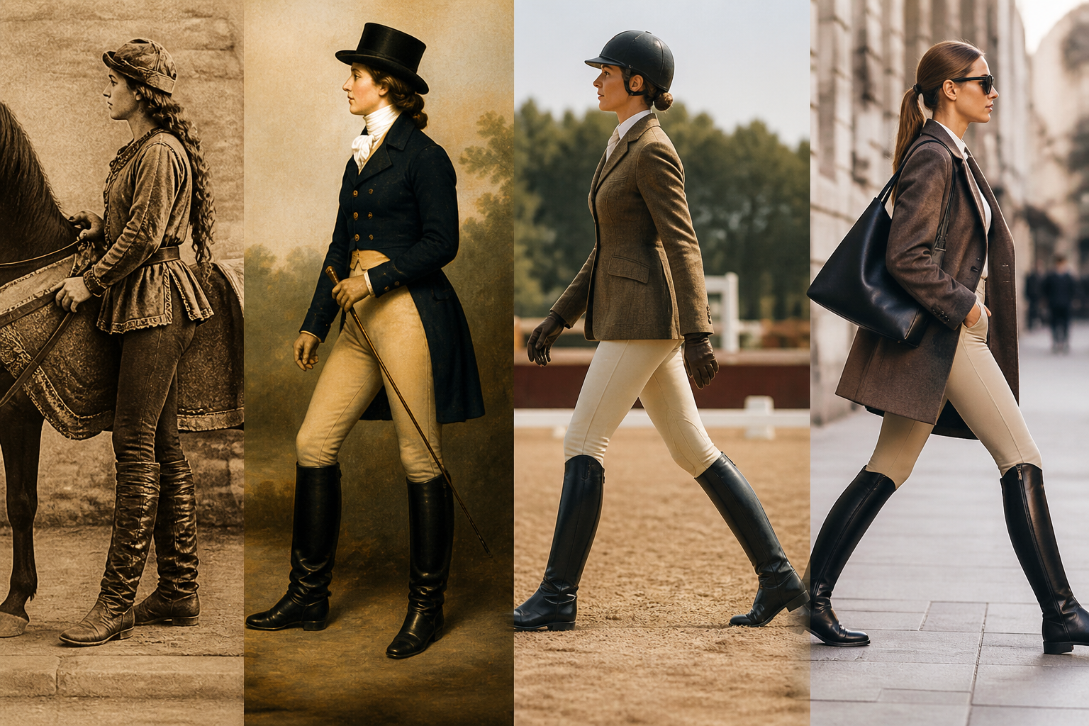 evoluzione degli stavali da equitazione